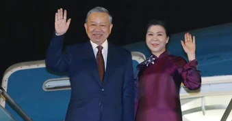 Tổng Bí thư, Chủ tịch nước và Phu nhân lên đường thăm Trung Quốc