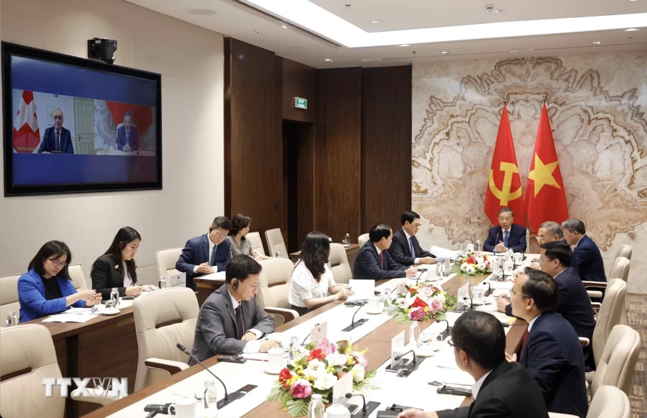 Tổng Bí thư, Chủ tịch nước: Việt Nam sẵn sàng trao đổi về sở hữu trí tuệ với Thụy Sĩ và các đối tác Tổng Bí thư, Chủ tịch nước: Việt Nam sẵn sàng trao đổi về sở hữu trí tuệ với Thụy Sĩ và các đối tác