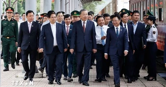 Tổng Bí thư: Đường sắt kết nối Việt Nam - Trung Quốc phải là một đột phá chiến lược