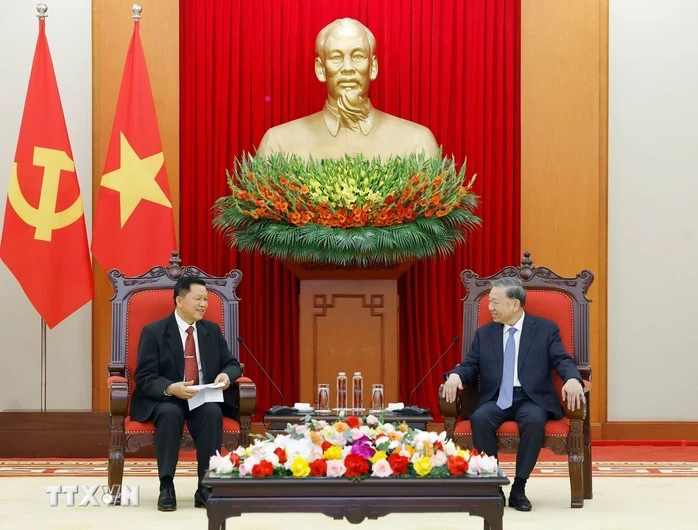 Tổng Bí thư Tô Lâm: Bộ Công an Việt Nam - Lào hợp tác chặt chẽ, hiệu quả
