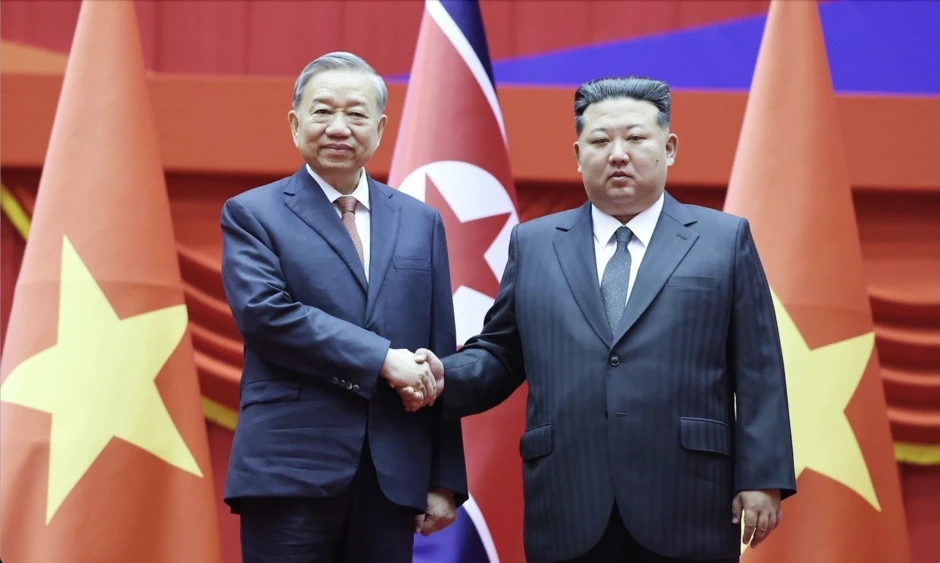 Tổng Bí thư Tô Lâm chúc mừng Tổng Bí thư, Chủ tịch Triều Tiên Kim Jong Un