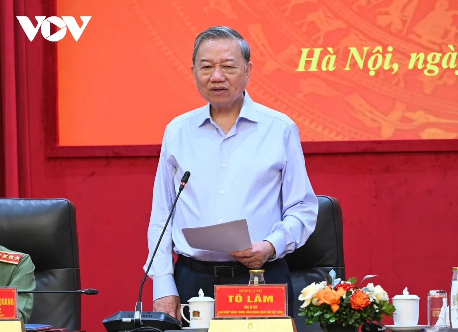 Tổng Bí thư Tô Lâm: Công an nhân dân tiếp tục là lực lượng chủ công cho tăng trưởng 2 con số Tổng Bí thư Tô Lâm: Công an nhân dân tiếp tục là lực lượng chủ công cho tăng trưởng 2 con số