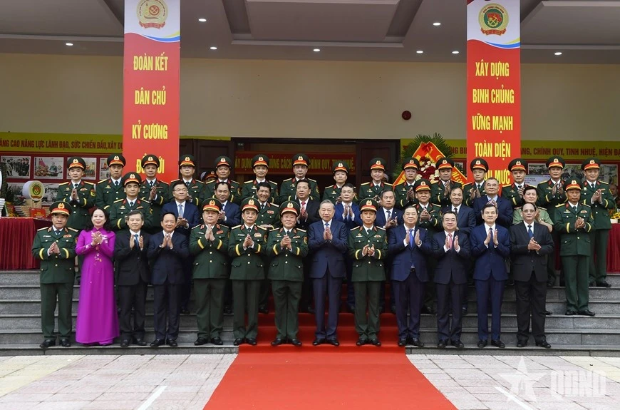 Tổng Bí thư Tô Lâm dự Lễ kỷ niệm 80 năm Ngày thành lập Binh chủng Công binh và đón nhận Huân chương Hồ Chí Minh Tổng Bí thư Tô Lâm dự Lễ kỷ niệm 80 năm Ngày thành lập Binh chủng Công binh và đón nhận Huân chương Hồ Chí Minh