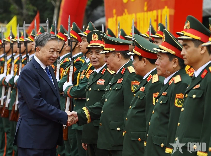 Tổng Bí thư Tô Lâm dự Lễ kỷ niệm 80 năm Ngày thành lập Binh chủng Công binh và đón nhận Huân chương Hồ Chí Minh Tổng Bí thư Tô Lâm dự Lễ kỷ niệm 80 năm Ngày thành lập Binh chủng Công binh và đón nhận Huân chương Hồ Chí Minh