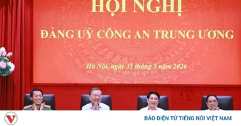 Tổng Bí thư Tô Lâm dự và phát biểu chỉ đạo Hội nghị Đảng ủy Công an Trung ương