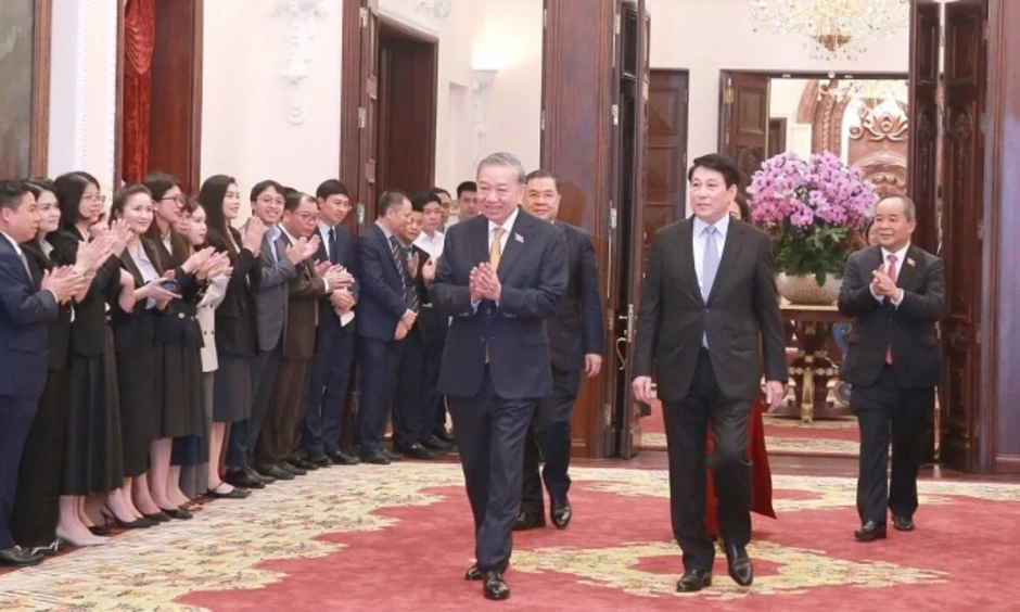 Tổng Bí thư Tô Lâm gặp mặt cán bộ Văn phòng Chủ tịch nước Tổng Bí thư Tô Lâm gặp mặt cán bộ Văn phòng Chủ tịch nước
