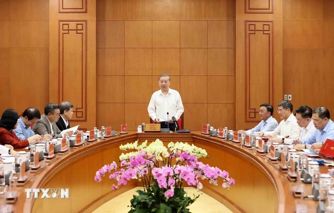Tổng Bí thư Tô Lâm: Kiên quyết ngăn chặn, đẩy lùi tham nhũng, lãng phí, tiêu cực Tổng Bí thư Tô Lâm: Kiên quyết ngăn chặn, đẩy lùi tham nhũng, lãng phí, tiêu cực