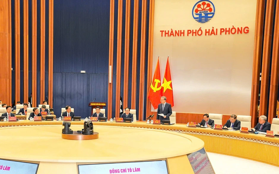 Tổng Bí thư Tô Lâm làm việc với Đảng bộ thành phố Hải Phòng Tổng Bí thư Tô Lâm làm việc với Đảng bộ thành phố Hải Phòng