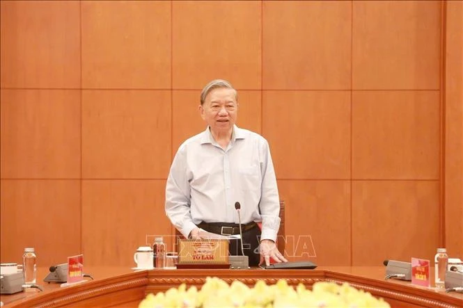 Tổng Bí thư Tô Lâm làm việc với Văn phòng Trung ương Đảng Tổng Bí thư Tô Lâm làm việc với Văn phòng Trung ương Đảng