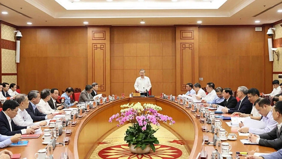 Tổng Bí thư Tô Lâm: Nói ít làm nhiều, xử lý đến cùng tham nhũng, lãng phí - Báo TinVina Tổng Bí thư Tô Lâm: Nói ít làm nhiều, xử lý đến cùng tham nhũng, lãng phí - Báo TinVina