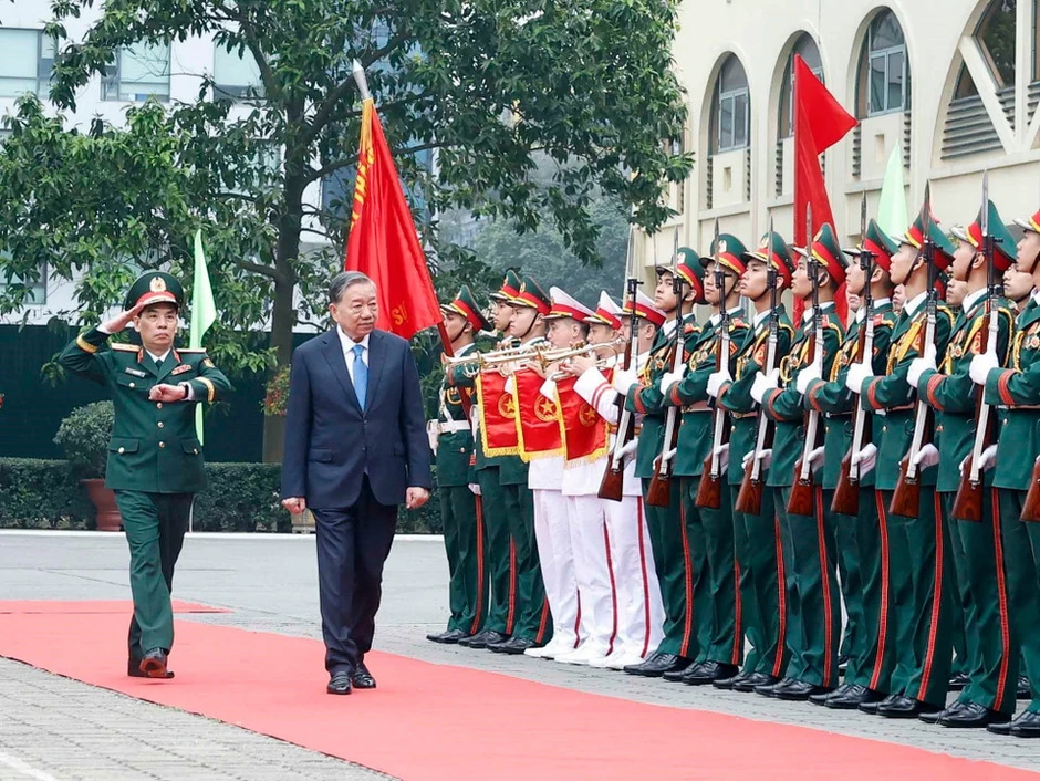 Tổng Bí thư Tô Lâm thăm, làm việc với Học viện Kỹ thuật quân sự Tổng Bí thư Tô Lâm thăm, làm việc với Học viện Kỹ thuật quân sự