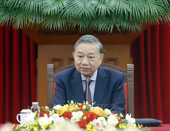 Tổng Bí thư Tô Lâm tiếp Bộ trưởng Ngoại giao, Quốc phòng và Công an Trung Quốc Tổng Bí thư Tô Lâm tiếp Bộ trưởng Ngoại giao, Quốc phòng và Công an Trung Quốc