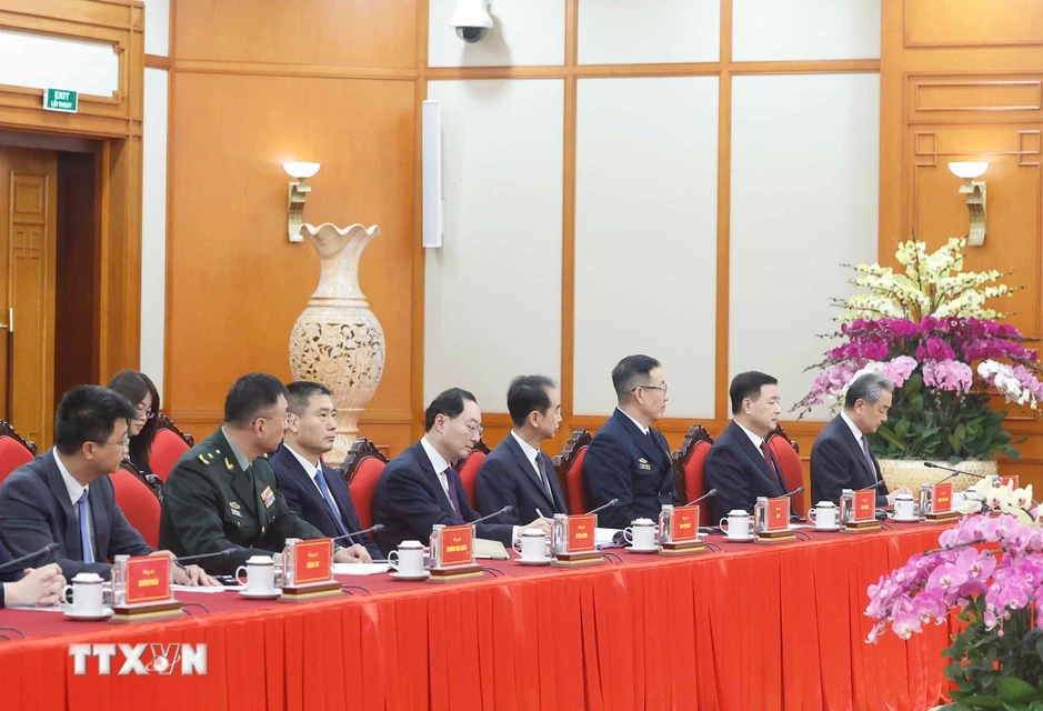 Tổng Bí thư Tô Lâm tiếp các Bộ trưởng Trung Quốc dự Đối thoại chiến lược 3+3 Tổng Bí thư Tô Lâm tiếp các Bộ trưởng Trung Quốc dự Đối thoại chiến lược 3+3