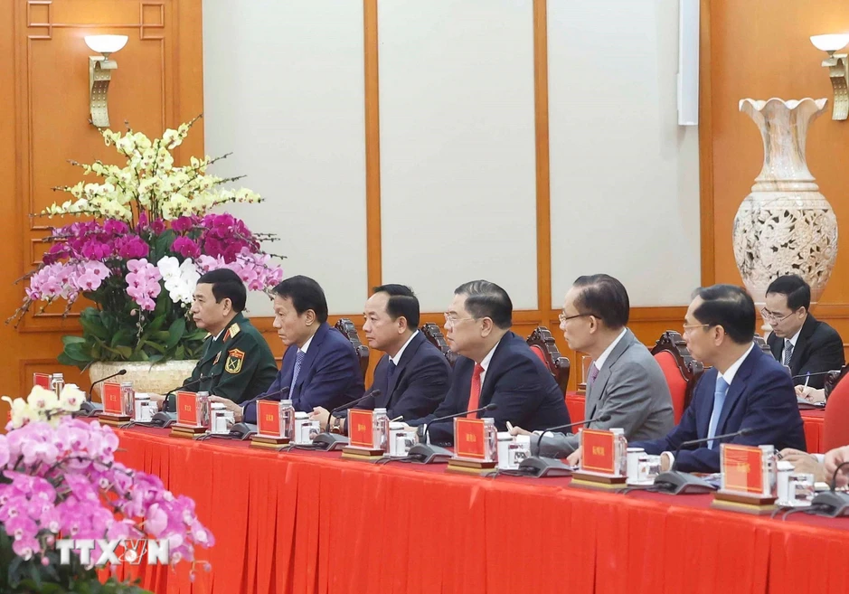 Tổng Bí thư Tô Lâm tiếp các Bộ trưởng Trung Quốc dự Đối thoại chiến lược 3+3 Tổng Bí thư Tô Lâm tiếp các Bộ trưởng Trung Quốc dự Đối thoại chiến lược 3+3
