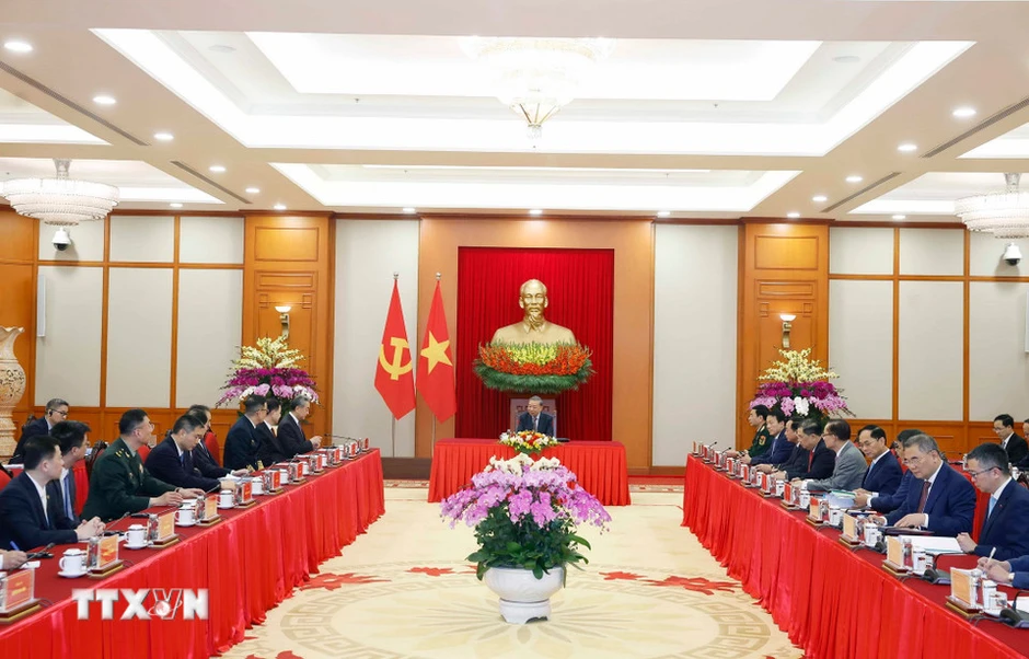 Tổng Bí thư Tô Lâm tiếp các Bộ trưởng Trung Quốc dự Đối thoại chiến lược 3+3 Tổng Bí thư Tô Lâm tiếp các Bộ trưởng Trung Quốc dự Đối thoại chiến lược 3+3
