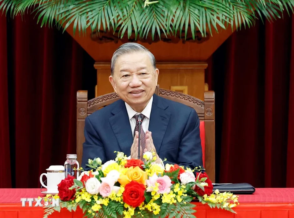 Tổng Bí thư Tô Lâm tiếp lãnh đạo hơn 40 tập đoàn, doanh nghiệp quốc tế Tổng Bí thư Tô Lâm tiếp lãnh đạo hơn 40 tập đoàn, doanh nghiệp quốc tế