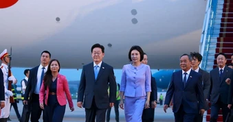 Tổng thống Hàn Quốc Lee Jae Myung và Phu nhân thăm cấp Nhà nước tới Việt Nam