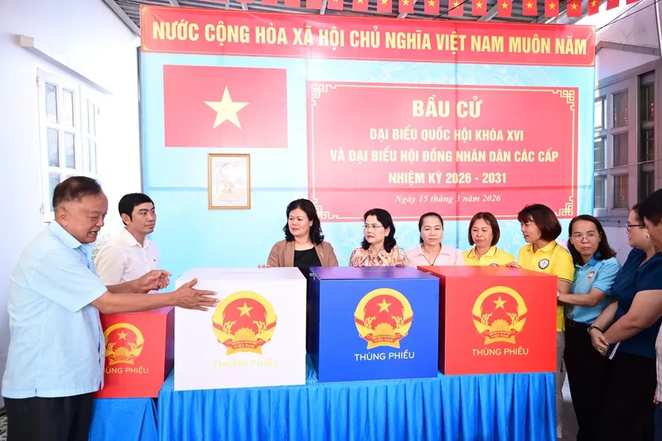 TPHCM: Nhiều khu vực bỏ phiếu đã sẵn sàng cho ngày bầu cử 15-3 TPHCM: Nhiều khu vực bỏ phiếu đã sẵn sàng cho ngày bầu cử 15-3