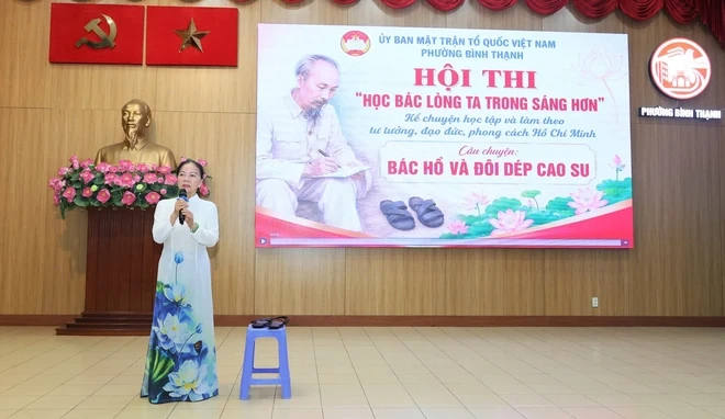 TPHCM: Những câu chuyện về Bác lan tỏa tinh thần đoàn kết ở phường Bình Thạnh