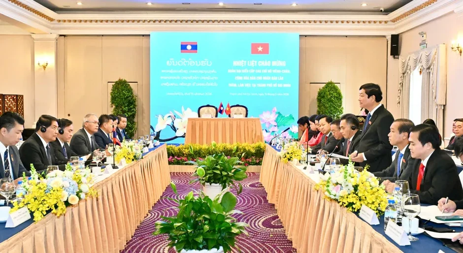 TPHCM và Thủ đô Viêng Chăn ký kết Bản ghi nhớ hợp tác giai đoạn 2026 - 2030 TPHCM và Thủ đô Viêng Chăn ký kết Bản ghi nhớ hợp tác giai đoạn 2026 - 2030