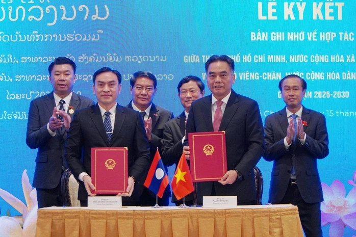 TPHCM và Thủ đô Viêng Chăn tăng cường quan hệ Việt Nam Lào giai đoạn 2026 - 2030 TPHCM và Thủ đô Viêng Chăn tăng cường quan hệ Việt Nam Lào giai đoạn 2026 - 2030