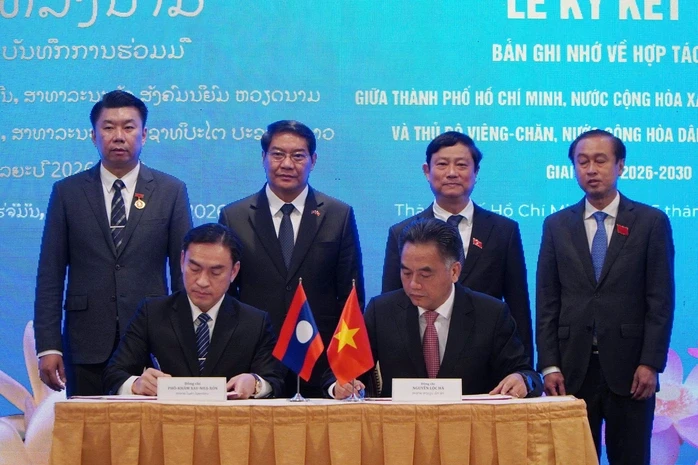 TPHCM và Thủ đô Viêng Chăn tăng cường quan hệ Việt Nam Lào giai đoạn 2026 - 2030 TPHCM và Thủ đô Viêng Chăn tăng cường quan hệ Việt Nam Lào giai đoạn 2026 - 2030