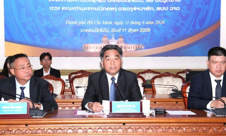 TPHCM và tỉnh Champasak ký Bản ghi nhớ hợp tác giai đoạn 2026-2030 TPHCM và tỉnh Champasak ký Bản ghi nhớ hợp tác giai đoạn 2026-2030