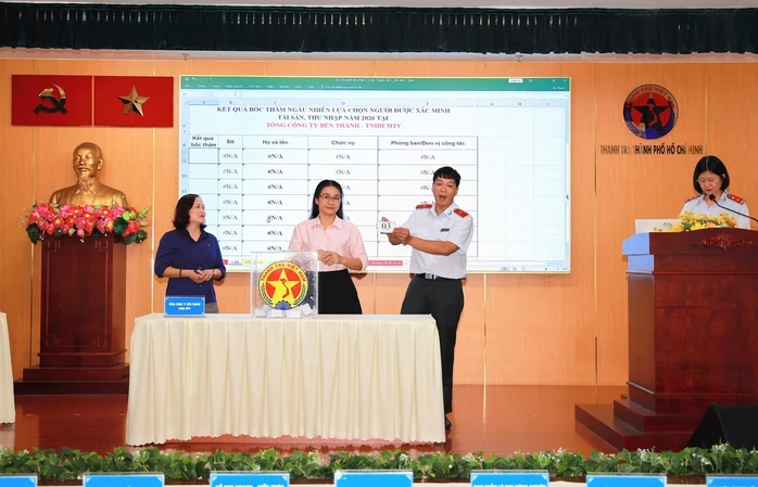 TPHCM vừa bốc thăm lựa chọn ngẫu nhiên người được xác minh tài sản, thu nhập