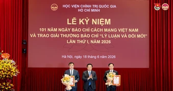 Trao giải báo chí “Lý luận và đổi mới” lần thứ nhất, năm 2026