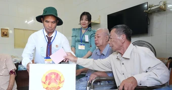 Trên 99% cử tri cả nước đã đi bầu cử