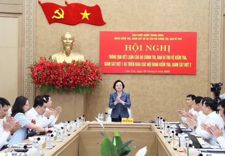 Triển khai các nội dung kiểm tra đợt 2 của Bộ Chính trị, Ban Bí thư đối với Ban Thường vụ Tỉnh ủy Lào Cai
