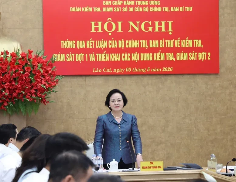 Triển khai các nội dung kiểm tra đợt 2 của Bộ Chính trị, Ban Bí thư đối với Ban Thường vụ Tỉnh ủy Lào Cai