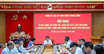 Trọng tâm là kiểm tra, giám sát việc tổ chức thực hiện các nghị quyết, kết luận của Trung ương