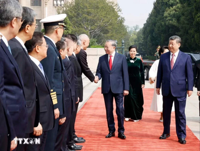 Trung Quốc bắn 21 loạt đại bác chào mừng Tổng Bí thư, Chủ tịch nước Tô Lâm thăm cấp Nhà nước Trung Quốc bắn 21 loạt đại bác chào mừng Tổng Bí thư, Chủ tịch nước Tô Lâm thăm cấp Nhà nước