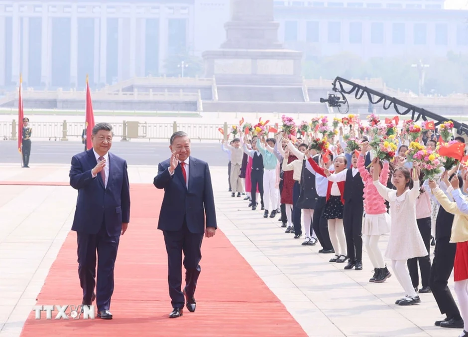 Trung Quốc bắn 21 loạt đại bác chào mừng Tổng Bí thư, Chủ tịch nước Tô Lâm Trung Quốc bắn 21 loạt đại bác chào mừng Tổng Bí thư, Chủ tịch nước Tô Lâm