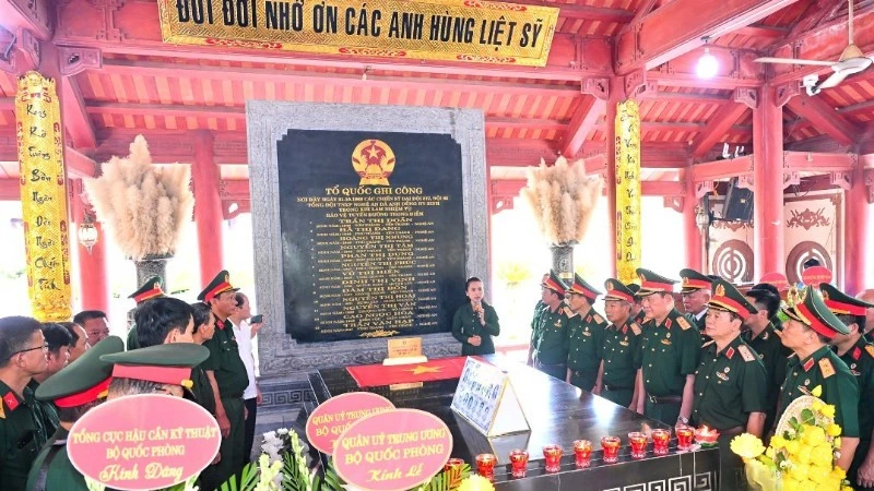 Trung ương Hội Cựu chiến binh Việt Nam tri ân các Anh hùng liệt sĩ tại Nghệ An