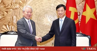 Trưởng ban Tổ chức Trung ương Nguyễn Duy Ngọc tiếp Chủ tịch JICA