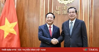 Trưởng Ban Tuyên giáo và Dân vận Trung ương thăm làm việc tại Campuchia