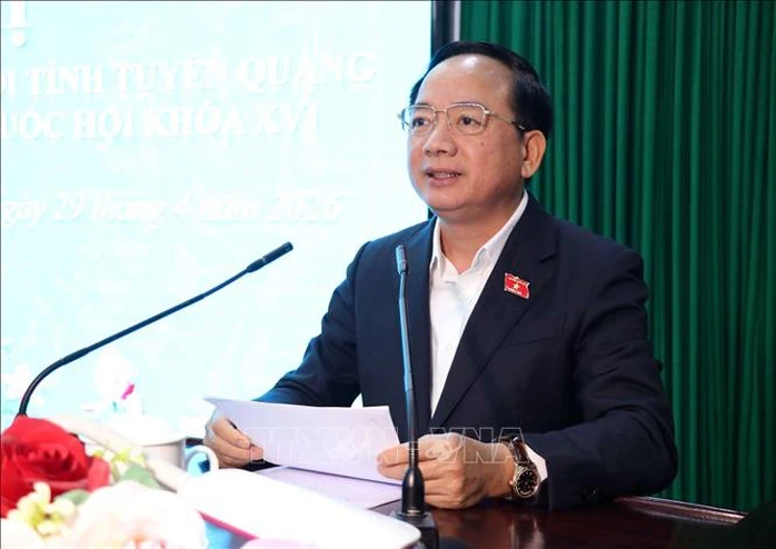 Trưởng Ban Tuyên giáo và Dân vận Trung ương Trịnh Văn Quyết tiếp xúc cử tri tại Tuyên Quang Trưởng Ban Tuyên giáo và Dân vận Trung ương Trịnh Văn Quyết tiếp xúc cử tri tại Tuyên Quang