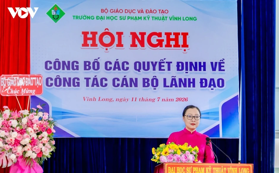 Trường Đại học Sư phạm Kỹ thuật Vĩnh Long công bố ban lãnh đạo mới Trường Đại học Sư phạm Kỹ thuật Vĩnh Long công bố ban lãnh đạo mới