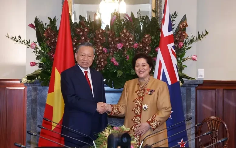 Tuyên bố chung giữa Việt Nam và New Zealand nhân chuyến thăm cấp Nhà nước của Tổng Bí thư, Chủ tịch nước tới New Zealand Tuyên bố chung giữa Việt Nam và New Zealand nhân chuyến thăm cấp Nhà nước của Tổng Bí thư, Chủ tịch nước tới New Zealand