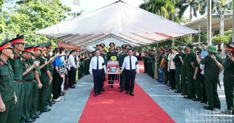 Tuyên Quang tổ chức Lễ truy điệu và an táng hài cốt liệt sĩ