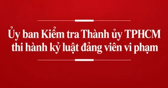 Ủy ban Kiểm tra Thành ủy TPHCM thi hành kỷ luật 4 đảng viên vi phạm