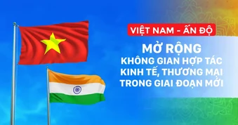 Việt Nam - Ấn Độ: Mở rộng không gian hợp tác kinh tế, thương mại trong giai đoạn mới