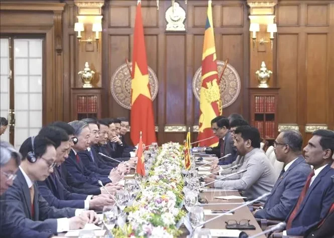 Việt Nam- Sri Lanka ra Tuyên bố chung về việc nâng cấp quan hệ lên Đối tác toàn diện Việt Nam- Sri Lanka ra Tuyên bố chung về việc nâng cấp quan hệ lên Đối tác toàn diện