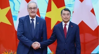 Việt Nam - Thụy Sĩ phấn đấu tăng gấp đôi kim ngạch thương mại song phương