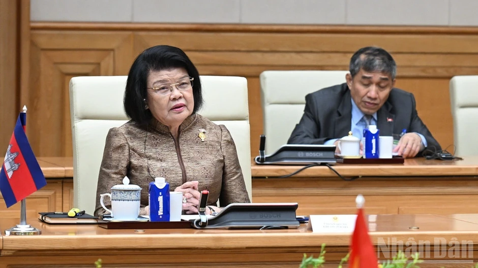 Việt Nam và Campuchia ưu tiên hàng đầu cho quan hệ tốt đẹp, truyền thống, hợp tác toàn diện, bền vững
