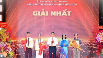 Vinh danh 42 tác phẩm xuất sắc tại Giải Báo chí Nguyễn An Ninh năm 2026