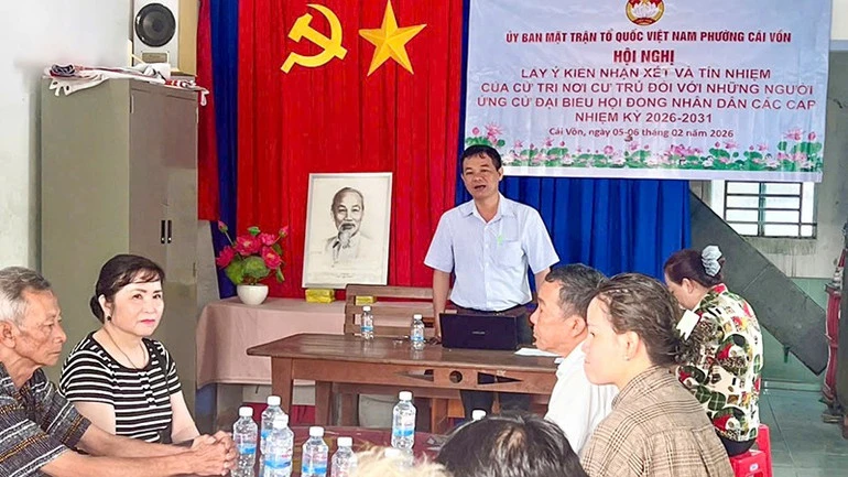 Vĩnh Long khơi dậy sức dân từ những “điểm sáng” tuyên truyền bầu cử Vĩnh Long khơi dậy sức dân từ những “điểm sáng” tuyên truyền bầu cử