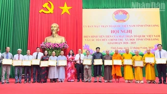 Vĩnh Long trọn vẹn niềm tin gửi gắm lên Đại hội đại biểu Mặt trận Tổ quốc Việt Nam